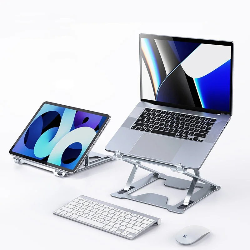 Boneruy P17S Aluminum Adjustable Cooling Stand Foldable Silicone Pad Anti-Slip Notebook Laptop Folding Holder for Tablet PCs
Boneruy P17S Aluminum Adjustable Cooling Stand Foldable Silicone Pad Anti-Slip Notebook Laptop Folding Holder for Tablet PCs