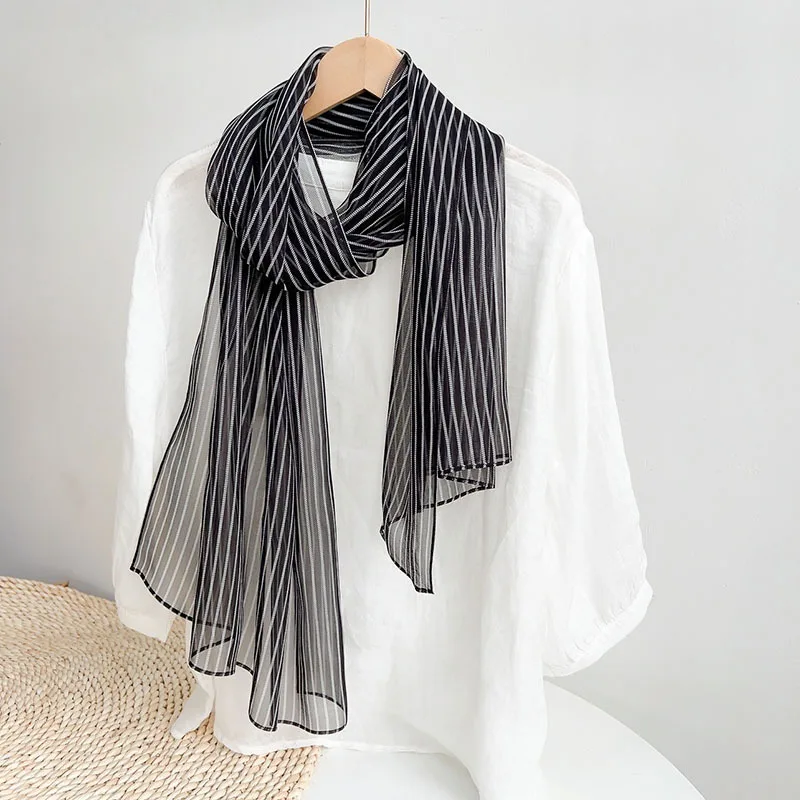 Scarf Silk Women Black Long Summer Sun Protection Accessory For Beach Spring Holiday Luxury
Scarf Silk Women Black Long Summer Sun Protection Accessory For Beach Spring Holiday Luxury