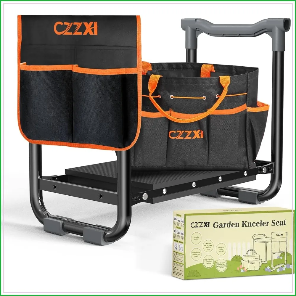 Garden Kneeler and Seat, Wider Thicker Kneeling Pad, Heavy Duty Gardening Stool with Tool Pouch, Bench/Chair for Women Seniors
Garden Kneeler and Seat, Wider Thicker Kneeling Pad, Heavy Duty Gardening Stool with Tool Pouch, Bench/Chair for Women Seniors
