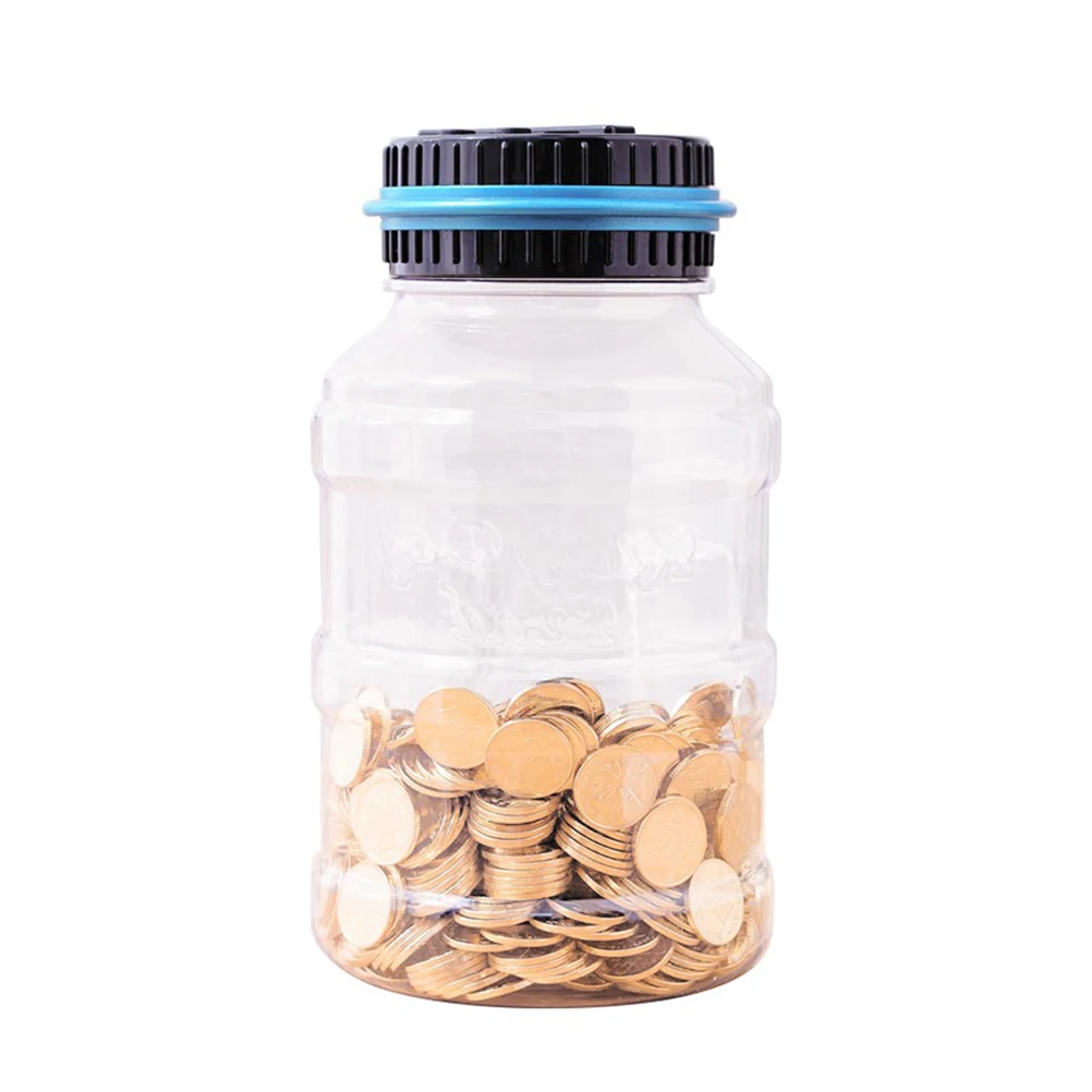 Electronic Coin Bank Digital Counting Savings Jar Plastic Material Wide Mouth Easy Removal Plus Minus Buttons Adjustable Total
Electronic Coin Bank Digital Counting Savings Jar Plastic Material Wide Mouth Easy Removal Plus Minus Buttons Adjustable Total