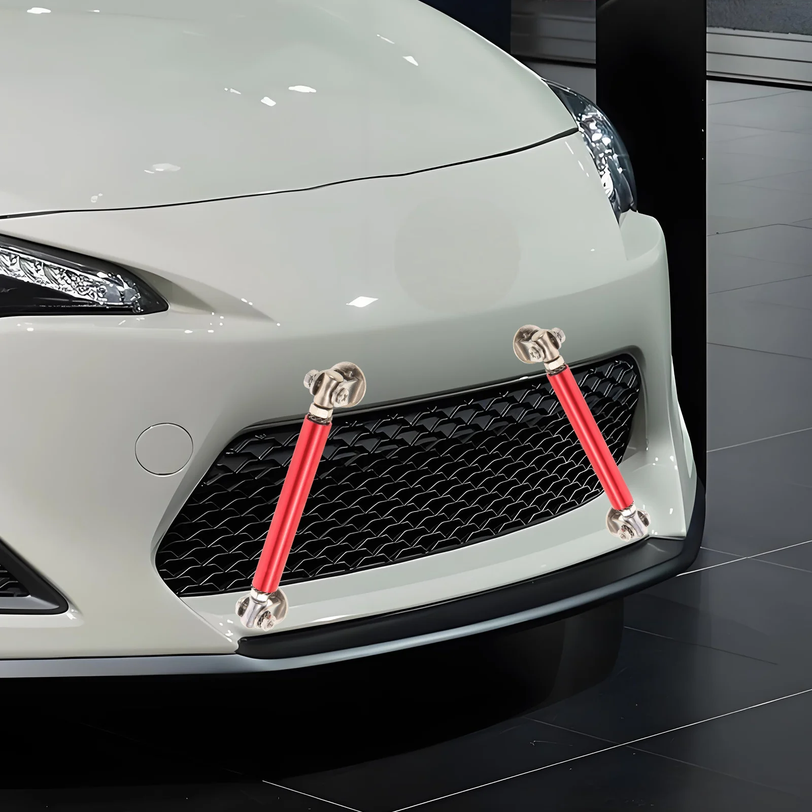 2Pcs Front Bumper Lip Splitter Rod Heavy Duty Stainless Steel Car Front Chin Spoiler Mounting Strut Rod Easy Install
2Pcs Front Bumper Lip Splitter Rod Heavy Duty Stainless Steel Car Front Chin Spoiler Mounting Strut Rod Easy Install