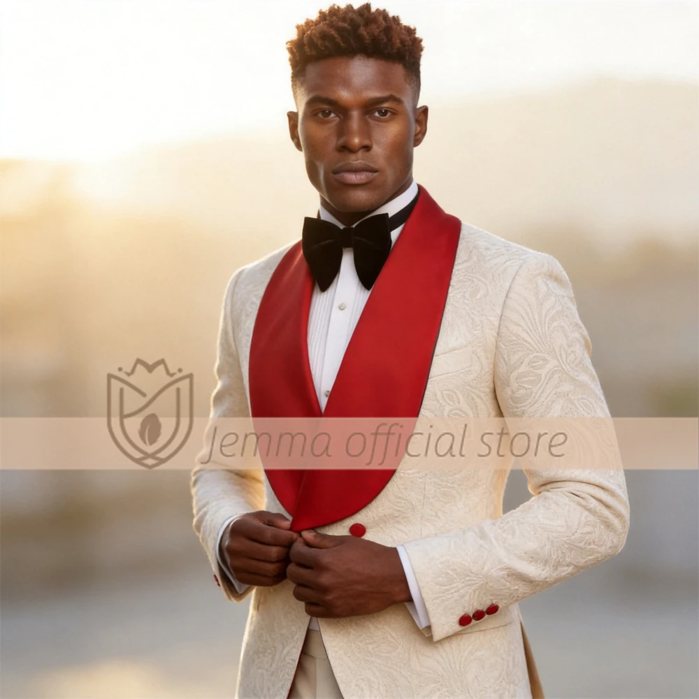 Men's 2-Piece Slim-Fit Shawl Lapel Jacquard Suit for Weddings, Parties, Formal Dinners and Cocktail Events, Made-to-Order
Men's 2-Piece Slim-Fit Shawl Lapel Jacquard Suit for Weddings, Parties, Formal Dinners and Cocktail Events, Made-to-Order