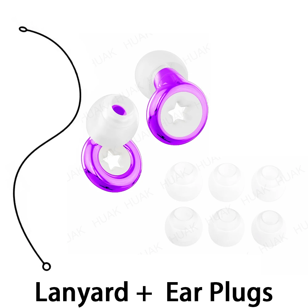 Reusable Silicone Sleep Ear Plugs Noise Reduction Soundproof with Lanyard Portable for Travel And Home Use
Reusable Silicone Sleep Ear Plugs Noise Reduction Soundproof with Lanyard Portable for Travel And Home Use