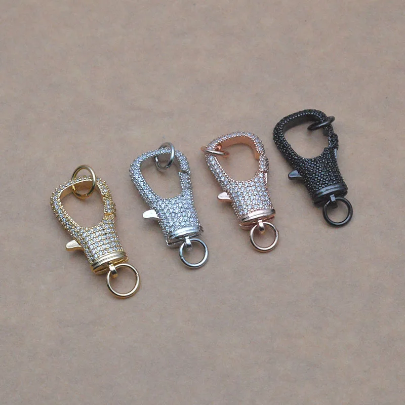 5pcs/lot Multi Colors Full Pave CZ Zircon Beads Lobster Clasp Fasteners DIY Necklace Bracelet Chain for Jewelry Makings Supplie
5pcs/lot Multi Colors Full Pave CZ Zircon Beads Lobster Clasp Fasteners DIY Necklace Bracelet Chain for Jewelry Makings Supplie