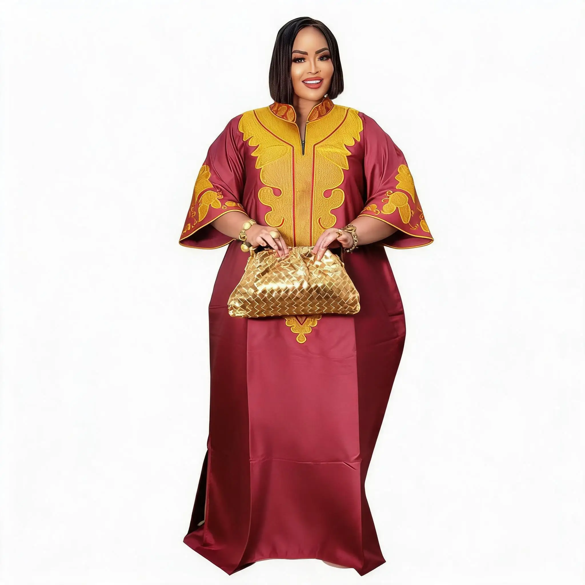 African Dress For Women Abaya Embroidery Plus Size Elegant Party Church Dress Without Scarf
African Dress For Women Abaya Embroidery Plus Size Elegant Party Church Dress Without Scarf