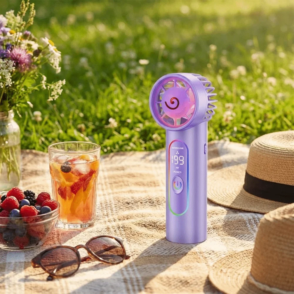 Turbo Fan Blades Mini Handheld Fan Fast Airflow Efficient Cooling USB Rechargeable Fan Long-Lasting Use Strong Airflow
Turbo Fan Blades Mini Handheld Fan Fast Airflow Efficient Cooling USB Rechargeable Fan Long-Lasting Use Strong Airflow