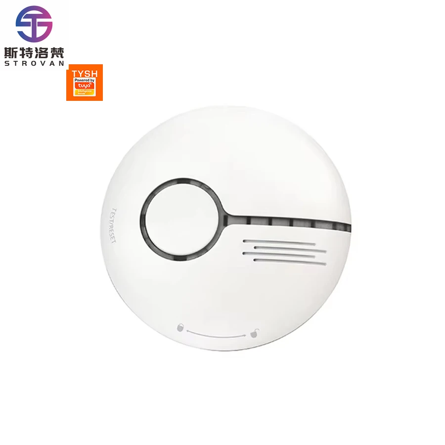 STLF Customized Tuya Smart Wifi Life App Smoke Alarm Sensor Wireless Battery Operated Smart Smoke Detector with GSM Network
STLF Customized Tuya Smart Wifi Life App Smoke Alarm Sensor Wireless Battery Operated Smart Smoke Detector with GSM Network