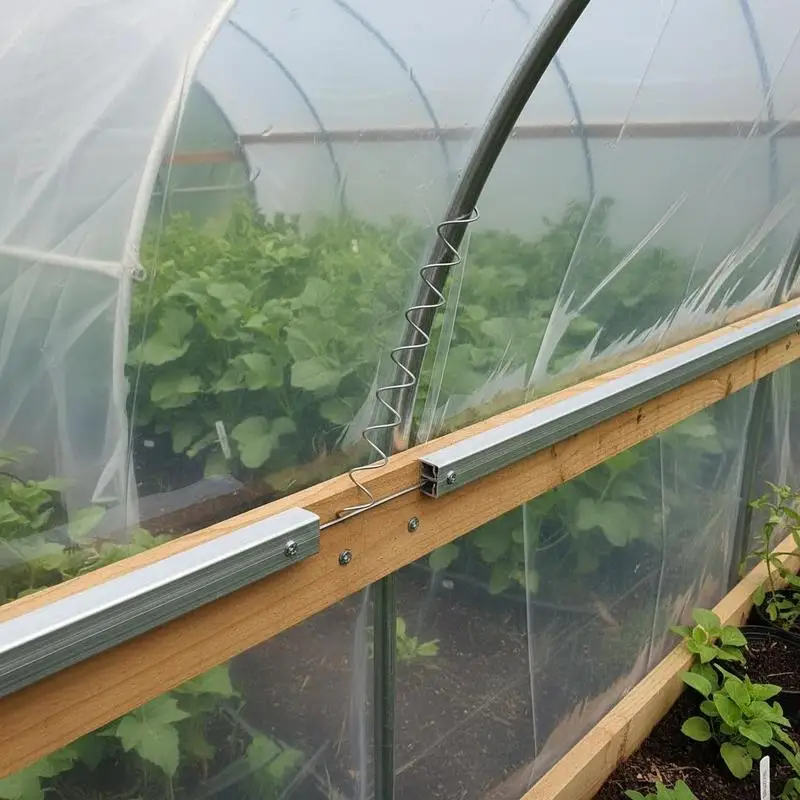 Aluminum Alloy U-Channel 6.56ft For Greenhouse Garden Shade Cloth, 20 Packs PE Coated Spring Wire Plastic Poly Film Fixing Attachment Screws Included
Aluminum Alloy U-Channel 6.56ft For Greenhouse Garden Shade Cloth, 20 Packs PE Coated Spring Wire Plastic Poly Film Fixing Attachment Screws Included