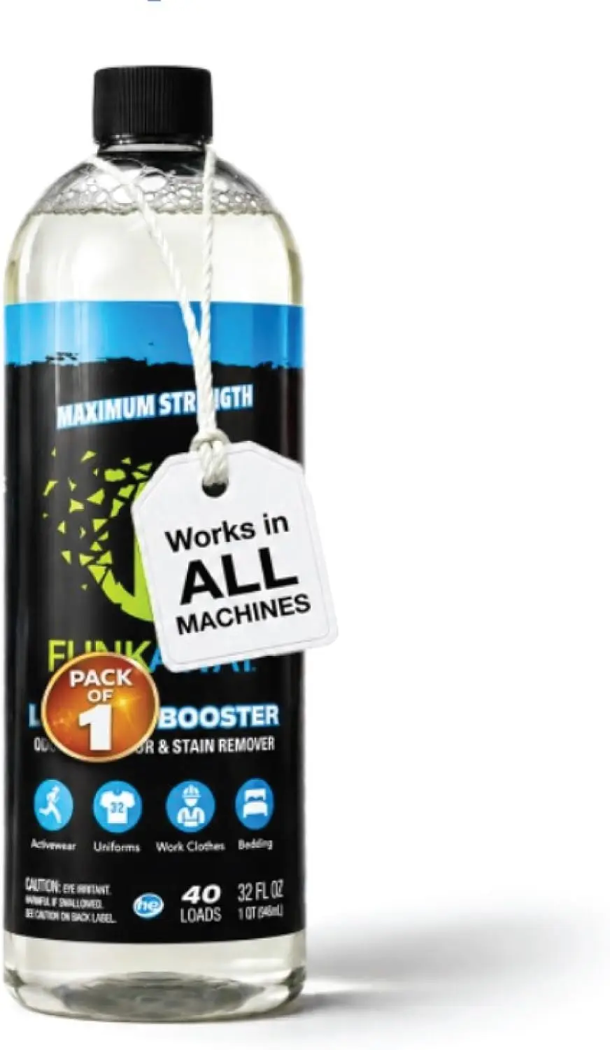 Funk Liquid Laundry Booster, Laundry Booster Liquid for Clothes, Towels, Bedding, Sportswear, and Pet Fabrics, Compatible with S
Funk Liquid Laundry Booster, Laundry Booster Liquid for Clothes, Towels, Bedding, Sportswear, and Pet Fabrics, Compatible with S
