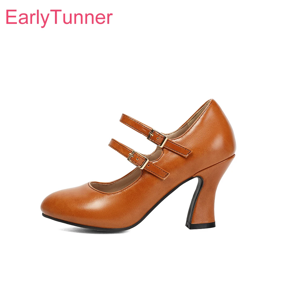 2026 Summer Mature Mary Janes Shoes for Women High Chunky Heels Office Lady Dress Pumps Large Plus Size 11 45 Round Toe
2026 Summer Mature Mary Janes Shoes for Women High Chunky Heels Office Lady Dress Pumps Large Plus Size 11 45 Round Toe