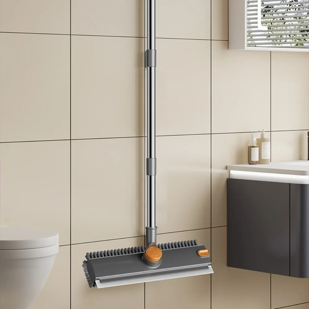 Stainless Steel Floor Cleaning Brush PP Bristles Long Handle Bathroom Sink Brush Adjustable Angle Silicone Scraper Strip
Stainless Steel Floor Cleaning Brush PP Bristles Long Handle Bathroom Sink Brush Adjustable Angle Silicone Scraper Strip