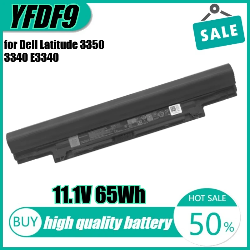 11.1V 65Wh YFDF9 Laptop Battery for Dell Latitude 3350 3340 E3340 E3350 V131 Gen 2 5MTD8
11.1V 65Wh YFDF9 Laptop Battery for Dell Latitude 3350 3340 E3340 E3350 V131 Gen 2 5MTD8
