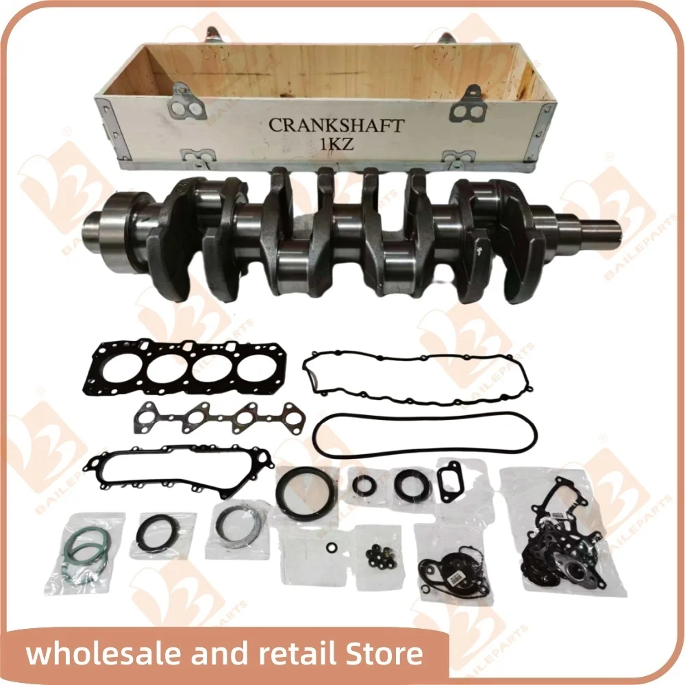 For Toyota Truck 1KZ Crankshaft Full Gasket Kit Set Overhaul Rebuild Kit Cylinder Head Gasket Engine Spare Partsz
For Toyota Truck 1KZ Crankshaft Full Gasket Kit Set Overhaul Rebuild Kit Cylinder Head Gasket Engine Spare Partsz