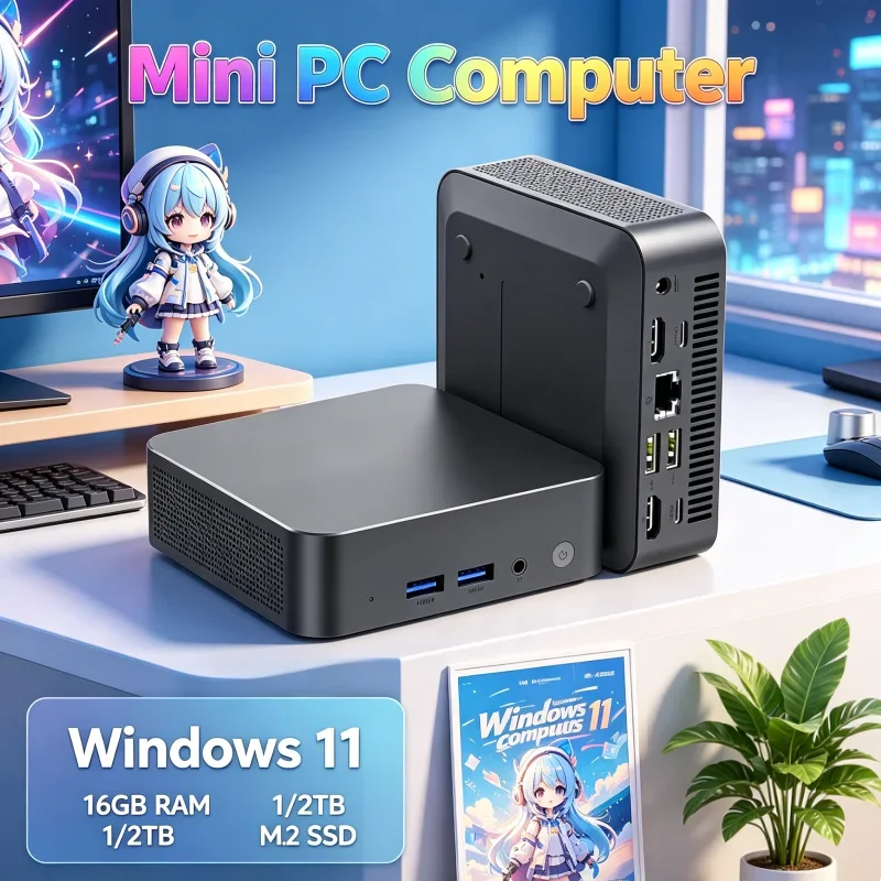 Large Memory Core I3 6006U Mini Computer 32GB RAM 1TB 2TB SSD WiFi6 BT5.2 4K HD Win11 Pro Office Study PC 3 Years Warranty
Large Memory Core I3 6006U Mini Computer 32GB RAM 1TB 2TB SSD WiFi6 BT5.2 4K HD Win11 Pro Office Study PC 3 Years Warranty