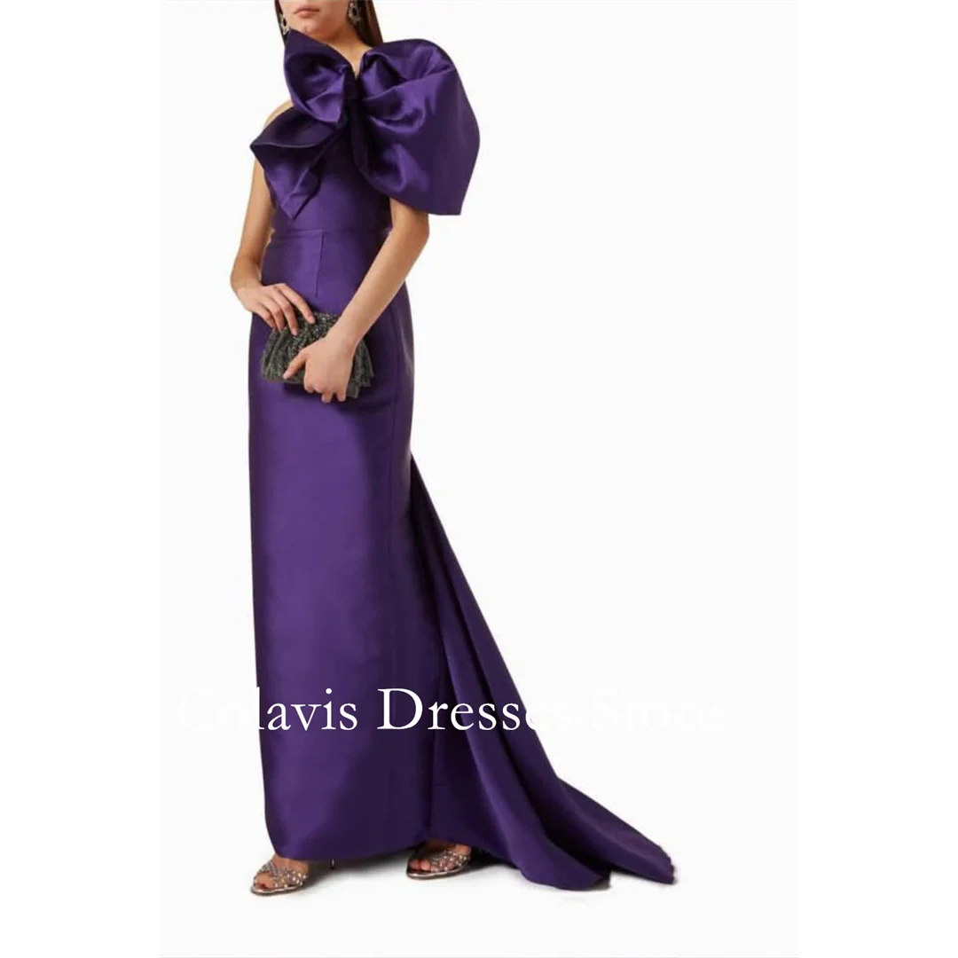 OIMG Dubai Mordern One-Shoulder Customized Prom Dresses Evening Dress Purple Ruched Women Evening Gowns Formal Party Dress
OIMG Dubai Mordern One-Shoulder Customized Prom Dresses Evening Dress Purple Ruched Women Evening Gowns Formal Party Dress