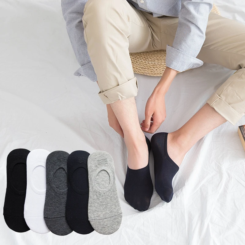 5 Pairs Men Casual Invisible Short Socks Solid Color Letter Print Boat Sox Non-slip Comfortable Breathable Cotton Ankle Socks
5 Pairs Men Casual Invisible Short Socks Solid Color Letter Print Boat Sox Non-slip Comfortable Breathable Cotton Ankle Socks