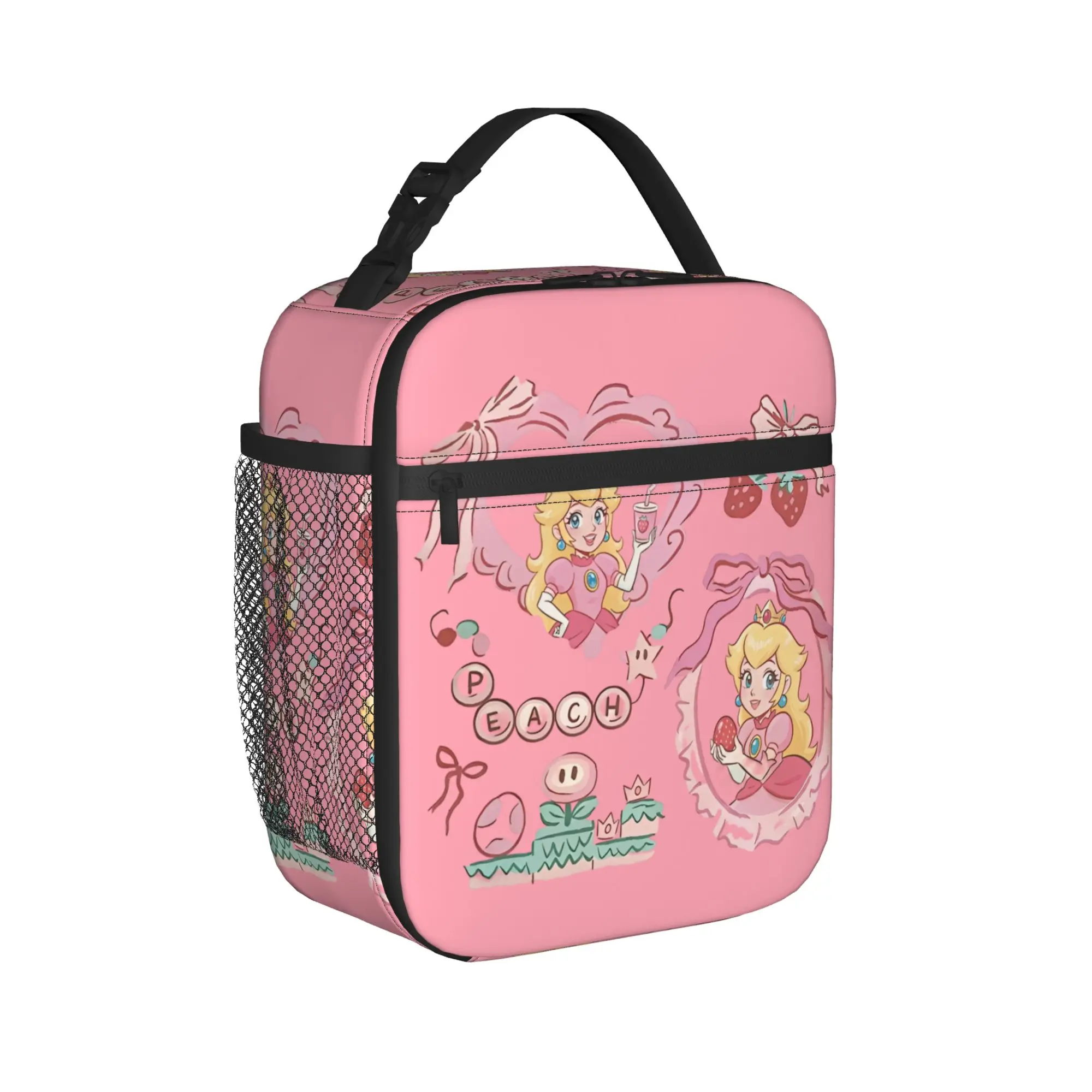 Marioes characters Princess Peach Thermal Insulated Lunch Bag for Travel Reusable Bento Box Men Women Cooler Thermal Lunch Box
Marioes characters Princess Peach Thermal Insulated Lunch Bag for Travel Reusable Bento Box Men Women Cooler Thermal Lunch Box