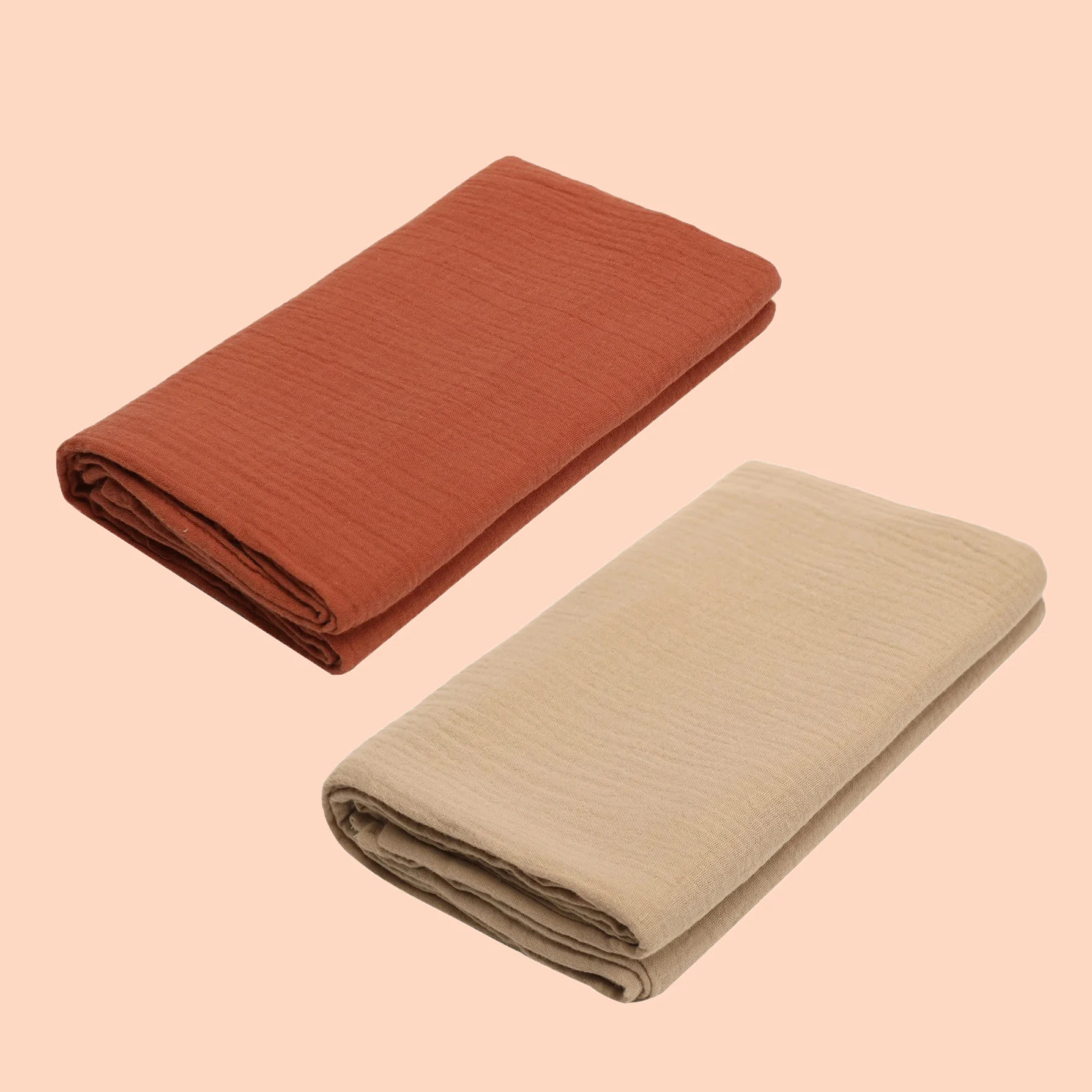 2 pack baby cotton gauze swaddle blankets, soft and breathable, suitable for both boys and girls, and perfect for cribs
2 pack baby cotton gauze swaddle blankets, soft and breathable, suitable for both boys and girls, and perfect for cribs