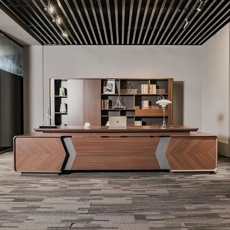 High Quality Designer Office Desk Conference Minimalist Monitor Stand Office Desk Modern European Wooden Bureau Home Furniture
High Quality Designer Office Desk Conference Minimalist Monitor Stand Office Desk Modern European Wooden Bureau Home Furniture