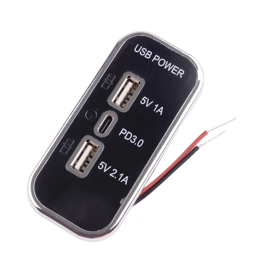 12-24 В, двойной USB и PD 3.0 Type-C, 3-портовый автомобильный RV, мотоцикл, розетка для быстрого зарядного устройства, подходит для автобусов, лодок, морской пехоты
12-24 В, двойной USB и PD 3.0 Type-C, 3-портовый автомобильный RV, мотоцикл, розетка для быстрого зарядного устройства, подходит для автобусов, лодок, морской пехоты