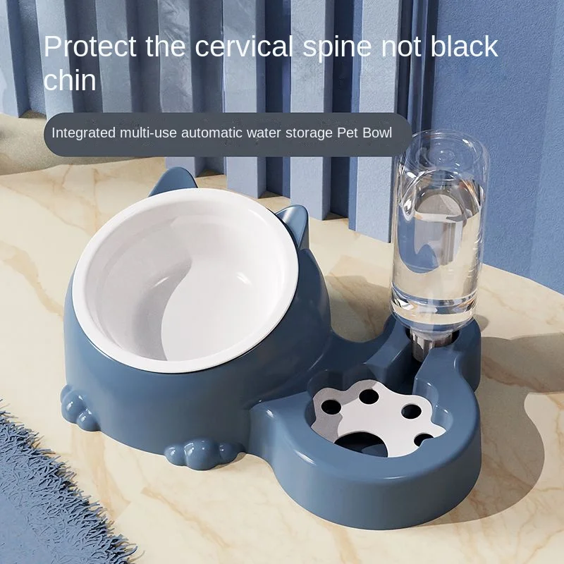 Cat Bowl Double Ceramic Automatic Drinking Water Dog Food Rice Bowl Stainless Steel Pet Drinking
Cat Bowl Double Ceramic Automatic Drinking Water Dog Food Rice Bowl Stainless Steel Pet Drinking