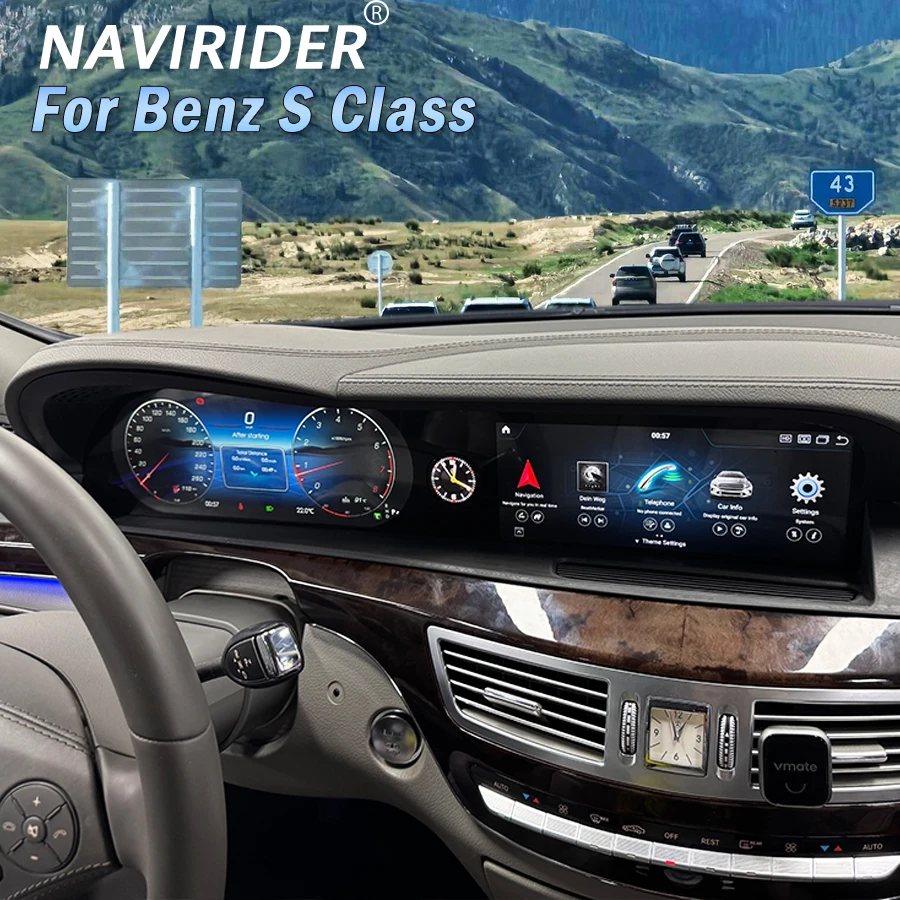 3-in-1 Integrated LCD Dual Screen For Benz S Class W221 S250 2006 - 2013 Carplay Android Video Player GPS Car Radio Multimedia
3-in-1 Integrated LCD Dual Screen For Benz S Class W221 S250 2006 - 2013 Carplay Android Video Player GPS Car Radio Multimedia
