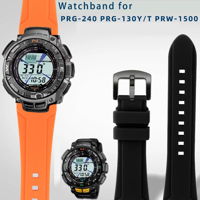 Concave silicone for Casio PROTREK series PRG-240 PRG-130 PRW-1500 silicone watch strap accessories modified wristband
Concave silicone for Casio PROTREK series PRG-240 PRG-130 PRW-1500 silicone watch strap accessories modified wristband