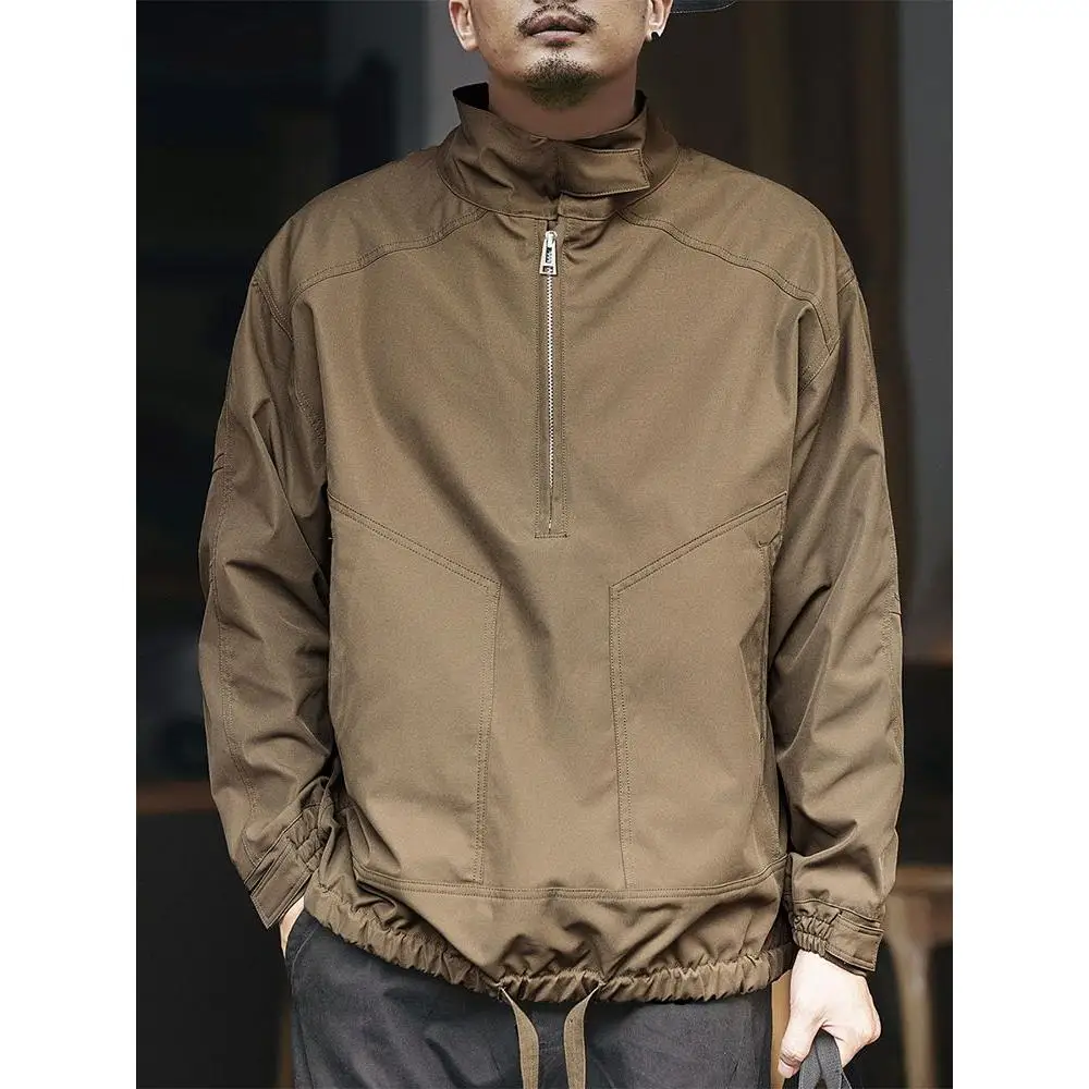 Outdoor Workwear Hooded Jacket Men's Loose Large Size Japanese Style Half Zipper Spring Autumn Model Polyester Fiber Casual S...
Outdoor Workwear Hooded Jacket Men's Loose Large Size Japanese Style Half Zipper Spring Autumn Model Polyester Fiber Casual S...