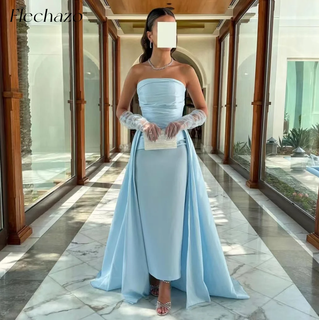 Flechazo Evening Dresses Strapless Floor-Length Simple Elegant Formal Evening Party Dress For Women 2024 فساتين السهرة
Flechazo Evening Dresses Strapless Floor-Length Simple Elegant Formal Evening Party Dress For Women 2024 فساتين السهرة