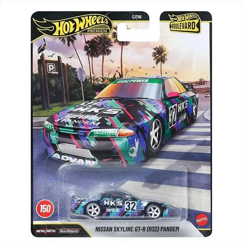 Hot Wheels Cars PREMIUM BOULEVARD Nissan Skyline GT-R (R32) Pandem 1/64 Metal Diecast Model Collection Toy Vehicles GJT68-150
Hot Wheels Cars PREMIUM BOULEVARD Nissan Skyline GT-R (R32) Pandem 1/64 Metal Diecast Model Collection Toy Vehicles GJT68-150