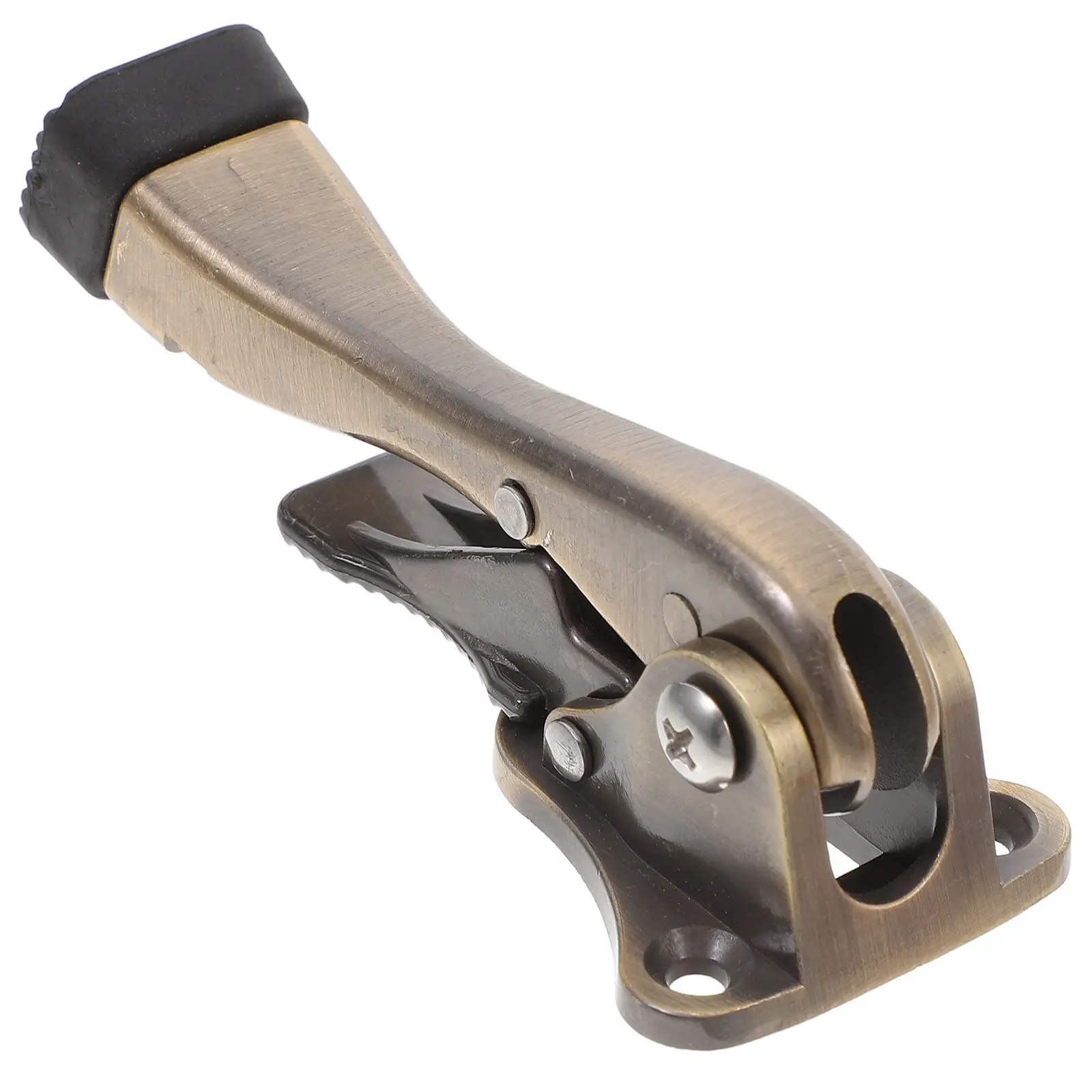 Heavy Duty Adjustable Door Stopper Bronze Kickdown Floor Door Holder Non-Slip Rubber Tips for Wood Concrete Carpeted
Heavy Duty Adjustable Door Stopper Bronze Kickdown Floor Door Holder Non-Slip Rubber Tips for Wood Concrete Carpeted