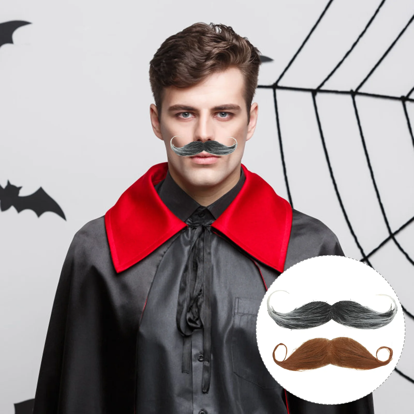 2 Pcs Halloween Beard Decorative Mustache Fake Robots Costume Ornament for Party Creative Man and Funny
2 Pcs Halloween Beard Decorative Mustache Fake Robots Costume Ornament for Party Creative Man and Funny