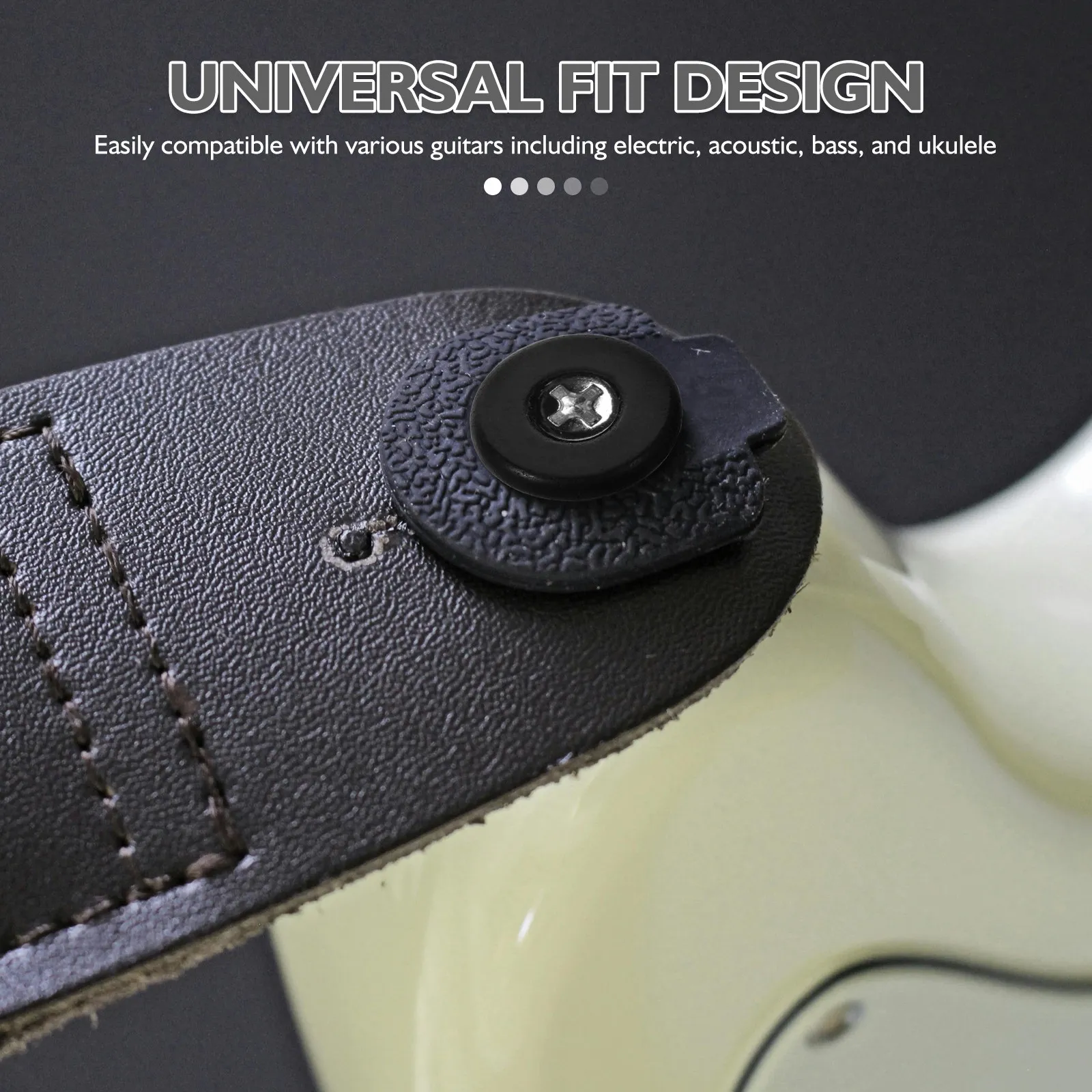 2Pcs Premium Ebony Strap Lock Buttons for Guitar Bass Ukulele Smooth Mushroom Head Non-Slip Secure Strap End Pins Guitar
2Pcs Premium Ebony Strap Lock Buttons for Guitar Bass Ukulele Smooth Mushroom Head Non-Slip Secure Strap End Pins Guitar