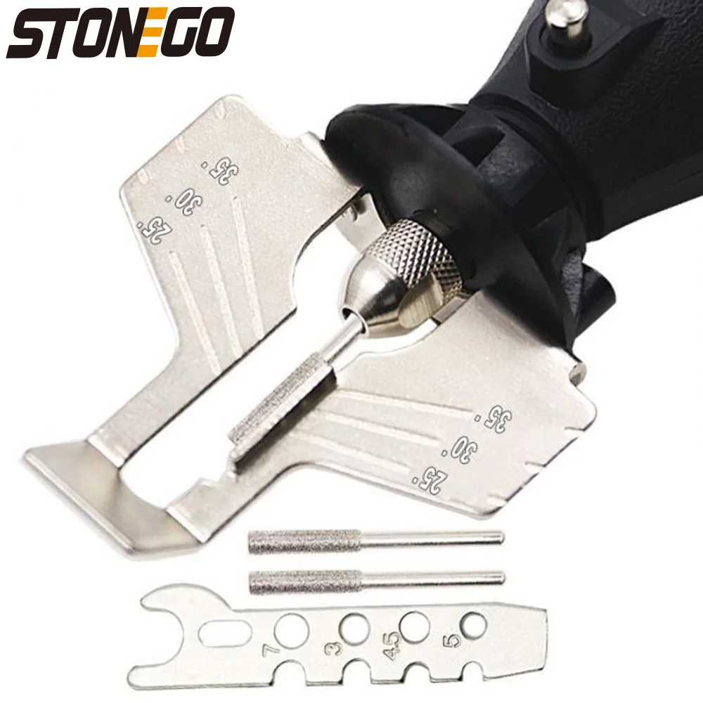 STONEGO Chainsaw Sharpening Attachment Kit for Electric Grinder, Sharpening Polishing Attachment Set
STONEGO Chainsaw Sharpening Attachment Kit for Electric Grinder, Sharpening Polishing Attachment Set