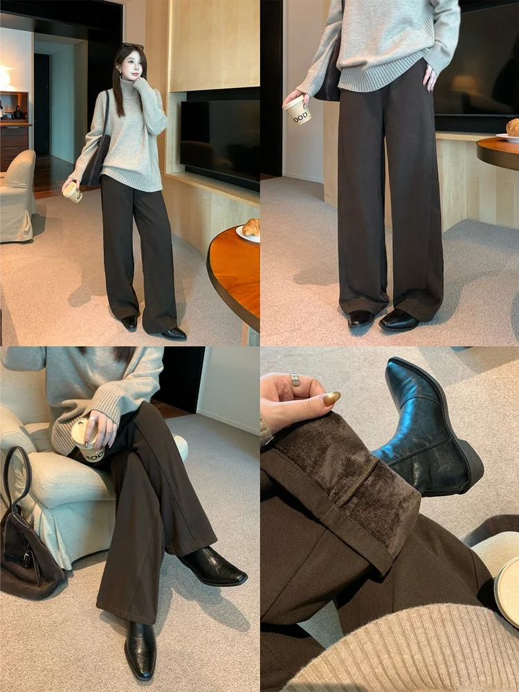 plus Size Women's Straight Leg Cotton Pants High Waist Casual Double Sided Waed Fce Comfortable All Matchings Sister
plus Size Women's Straight Leg Cotton Pants High Waist Casual Double Sided Waed Fce Comfortable All Matchings Sister