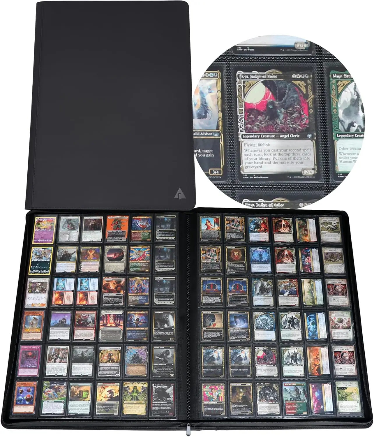 Large 36-Pocket Side Loading Trading Card Binder with UltraSonic Tech Zip for TCG - Holds 2000+ Cards
Large 36-Pocket Side Loading Trading Card Binder with UltraSonic Tech Zip for TCG - Holds 2000+ Cards