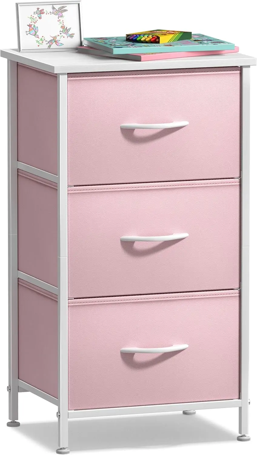 Nightstand with 3 Drawers - Bedside Furniture & Accent End Table Chest for Home, Bedroom Accessories, Office, College Dorm
Nightstand with 3 Drawers - Bedside Furniture & Accent End Table Chest for Home, Bedroom Accessories, Office, College Dorm