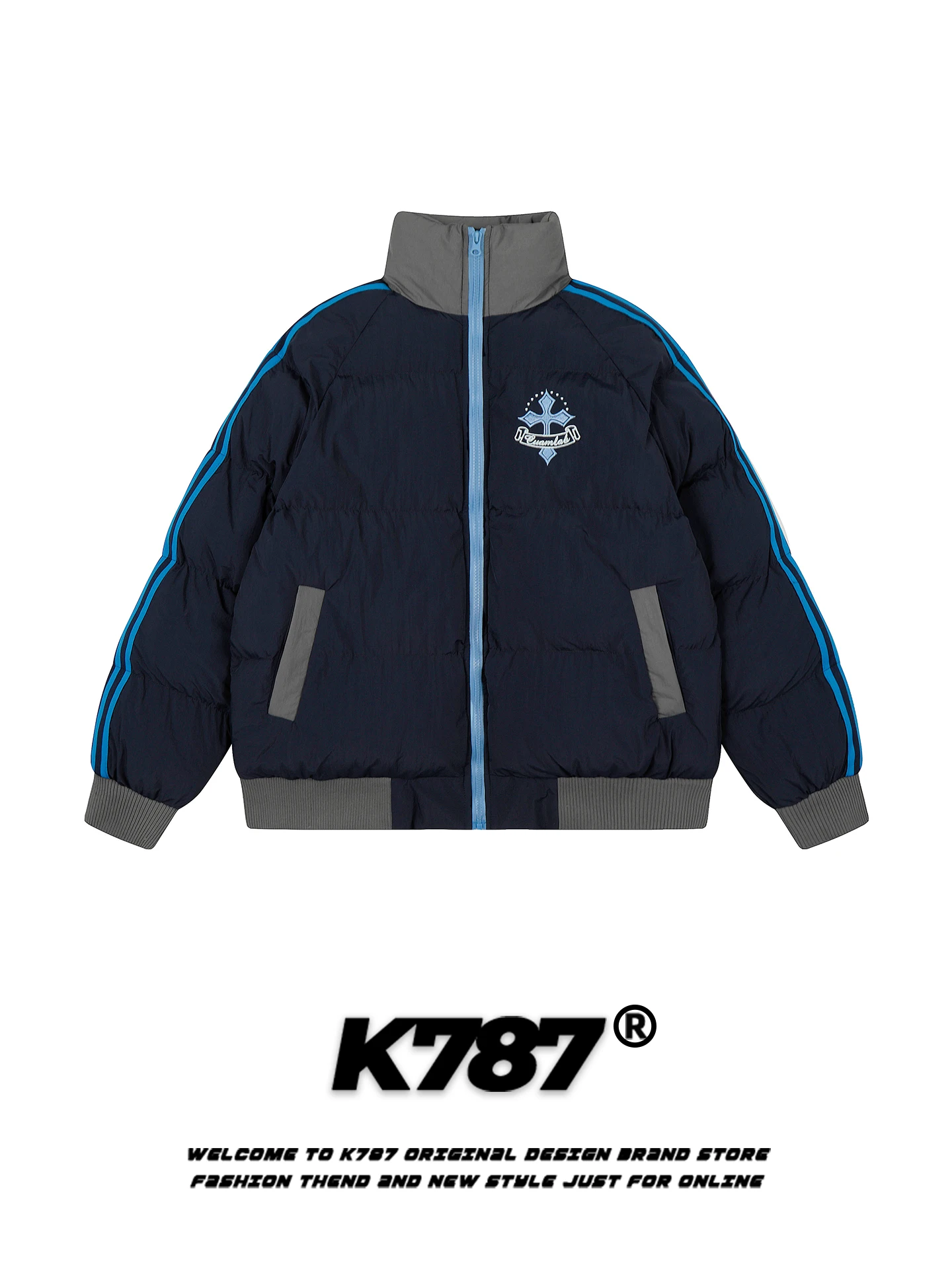 K787 American Retro Embroidered Cotton Jaet Thiened Bread Sle Loose Outerwear for Men And Women Street Sport Casual
K787 American Retro Embroidered Cotton Jaet Thiened Bread Sle Loose Outerwear for Men And Women Street Sport Casual