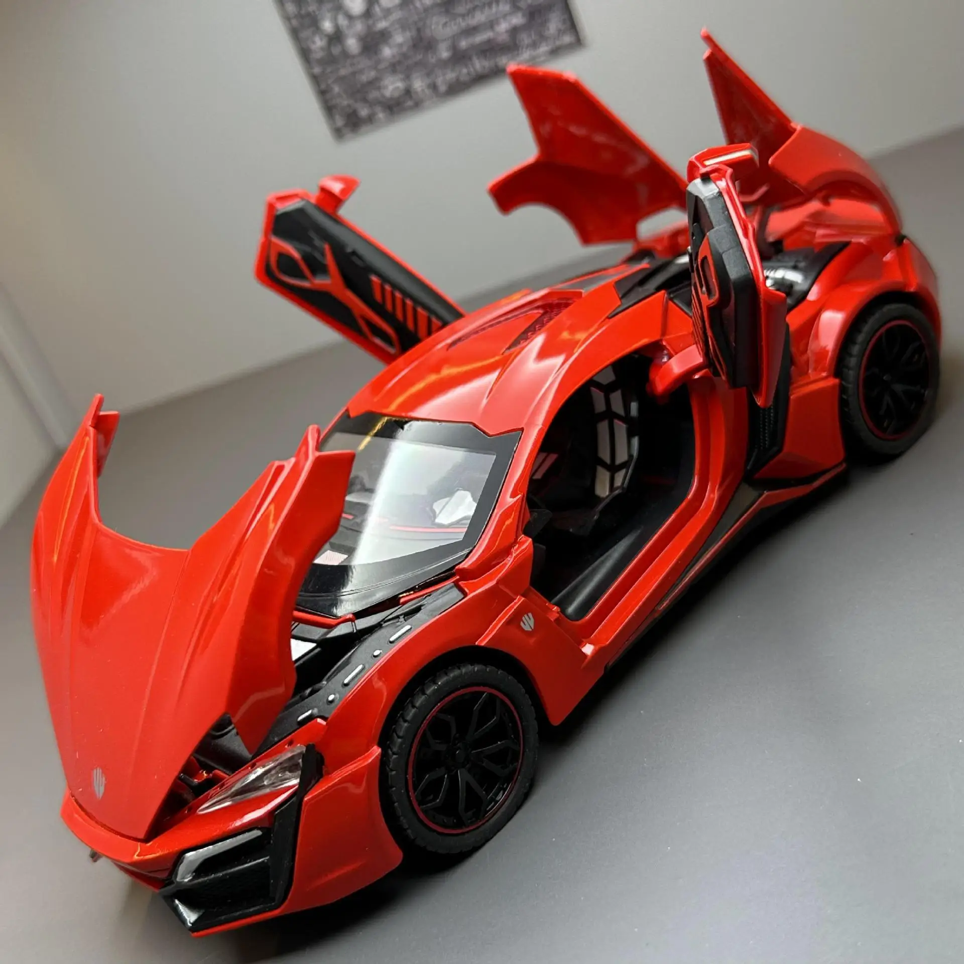1:24 HYPERSPORT Alloy Diecast Models Cars Toys Supercar Rubber Tires with Light Sound Sports Car Perfect Gifts
1:24 HYPERSPORT Alloy Diecast Models Cars Toys Supercar Rubber Tires with Light Sound Sports Car Perfect Gifts
