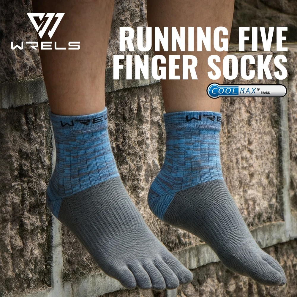WRELS 1/2/3pairs COOLMAX Five Finger Socks for Men Women Running Athletic Breathable Quick Dry Soft Compression Toe Sports Socks
WRELS 1/2/3pairs COOLMAX Five Finger Socks for Men Women Running Athletic Breathable Quick Dry Soft Compression Toe Sports Socks