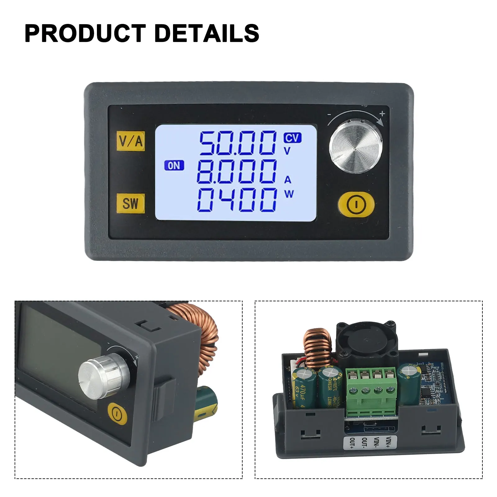 CNC DC Stepdown Powersupply Adjustable Excellent Material Selection Input Voltage Metal Multiple Protections New
CNC DC Stepdown Powersupply Adjustable Excellent Material Selection Input Voltage Metal Multiple Protections New
