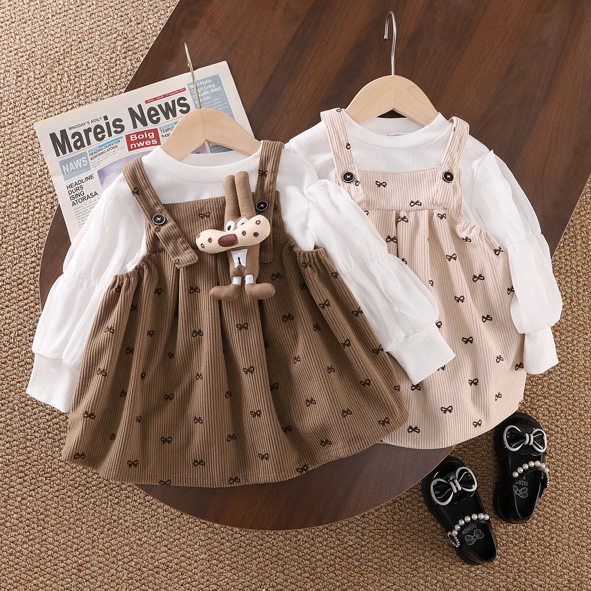 Girls Dresses Spring Autumn 2025 Children Princess T-shirts Overall Dress 2pcs Cute Suit For Baby Girl Clothing Kids Sets 4 5 6Y
Girls Dresses Spring Autumn 2025 Children Princess T-shirts Overall Dress 2pcs Cute Suit For Baby Girl Clothing Kids Sets 4 5 6Y