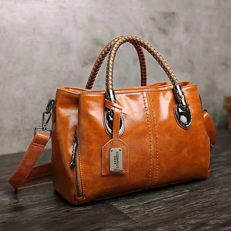 Vintage Oil Wax Leather Luxury Handbags Women Bags Designer Ladies Hand Bags for Women 2022 Bag Sac A Main Femme Bolsa Feminina
Vintage Oil Wax Leather Luxury Handbags Women Bags Designer Ladies Hand Bags for Women 2022 Bag Sac A Main Femme Bolsa Feminina
