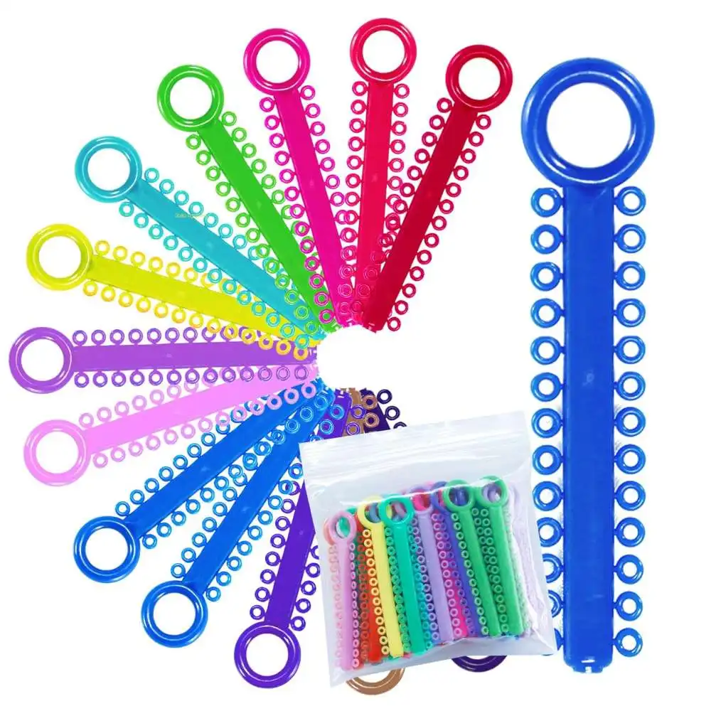 1040PCS/40Sticks Orthodontic Elastic Ligature Ties Elastomeric Rubber O-Ring for Braces Multi-Color Dentistry Material for Ortho
1040PCS/40Sticks Orthodontic Elastic Ligature Ties Elastomeric Rubber O-Ring for Braces Multi-Color Dentistry Material for Ortho