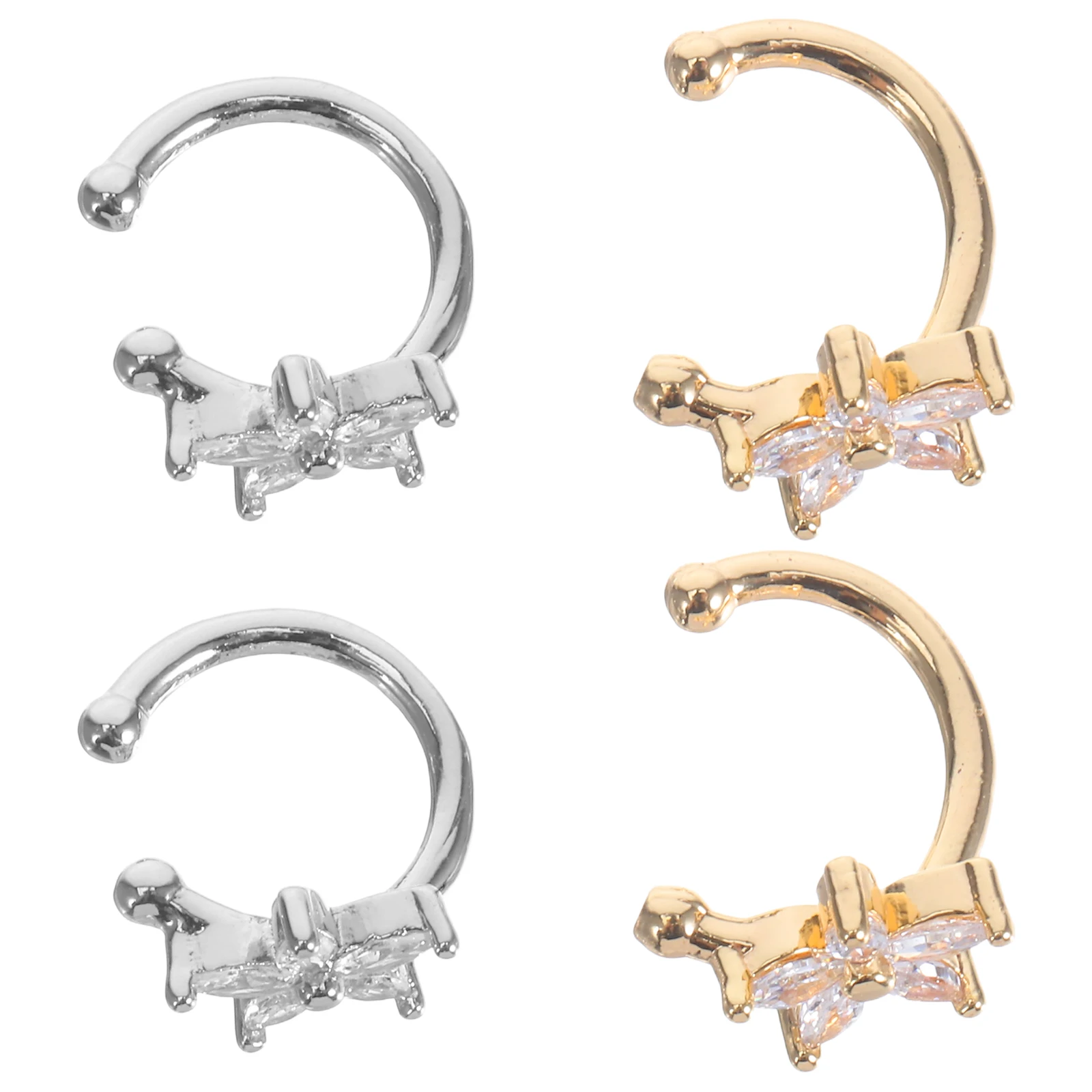 2Pair Flower Ear Cuff Clip on Earrings Rhinestone Non Piercing Cartilage Jewelry for Women Teen Birthday Party
2Pair Flower Ear Cuff Clip on Earrings Rhinestone Non Piercing Cartilage Jewelry for Women Teen Birthday Party
