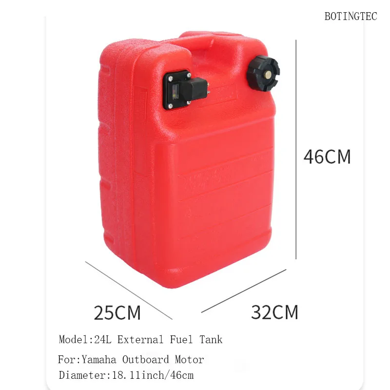 24L External Portable Marine Fuel Tank for Yamaha Outboard Motors
24L External Portable Marine Fuel Tank for Yamaha Outboard Motors
