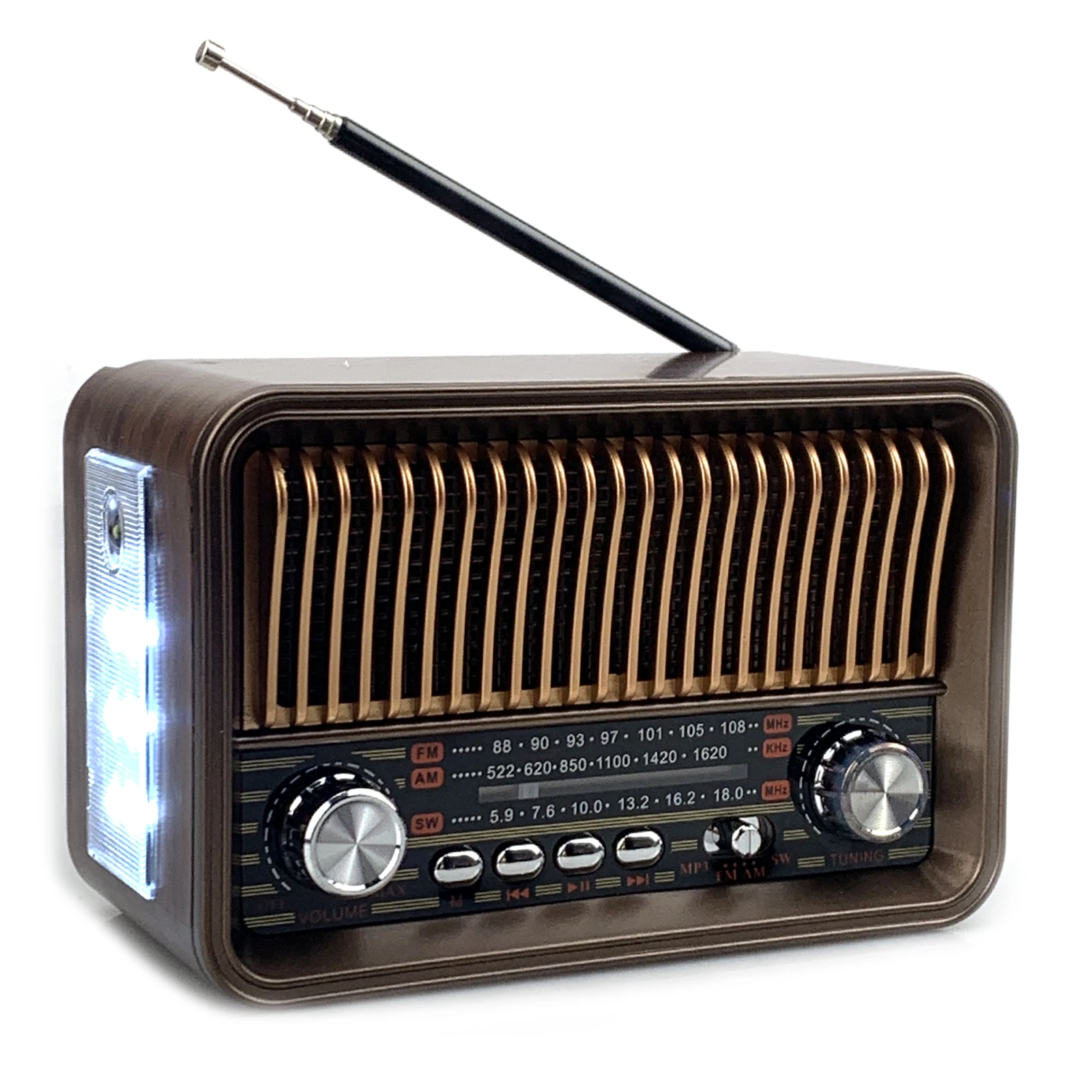  Классический ретро полнодиапазонный радиоприемник портативный FM AM SW радиоприемник светодиодный фонарик Bluetooth динамик звуковая панель TF USB музыкальный плеер
Классический ретро полнодиапазонный радиоприемник портативный FM AM SW радиоприемник светодиодный фонарик Bluetooth динамик звуковая панель TF USB музыкальный плеер