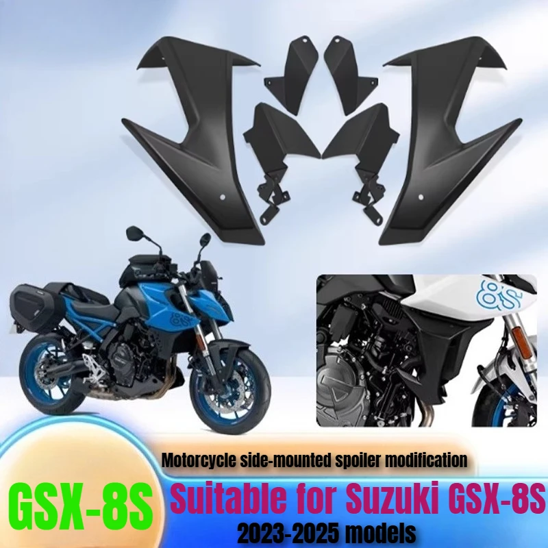 FOR Suzuki GSX-8S GSX 8S GSX8S 2023-2025 2024 Motorcycle Front Down Thrust Spoiler Wings Front Sport Bare Pneumatic Wings
FOR Suzuki GSX-8S GSX 8S GSX8S 2023-2025 2024 Motorcycle Front Down Thrust Spoiler Wings Front Sport Bare Pneumatic Wings