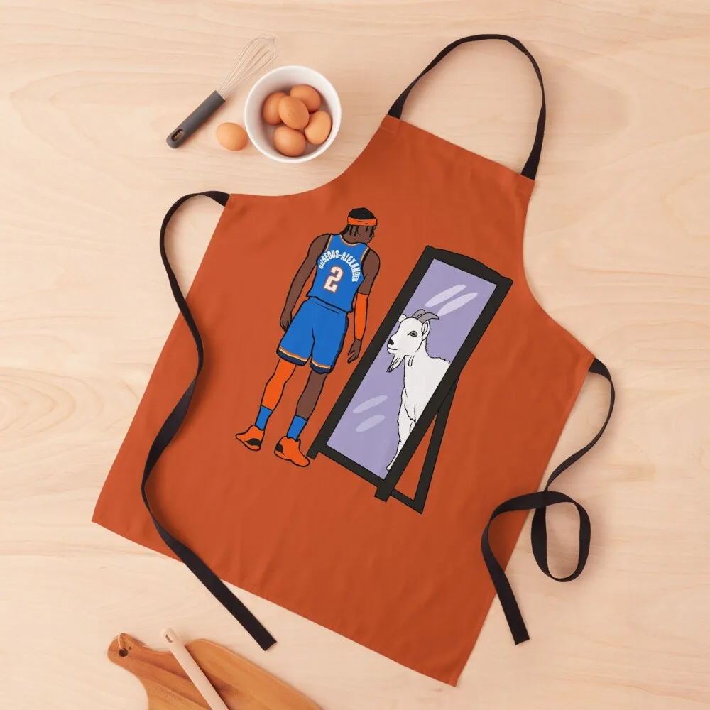 Shai Gilgeous-Alexander Mirror GOAT Apron Kitchen Kawaii Accessories Chef Uniform For Men Apron
Shai Gilgeous-Alexander Mirror GOAT Apron Kitchen Kawaii Accessories Chef Uniform For Men Apron
