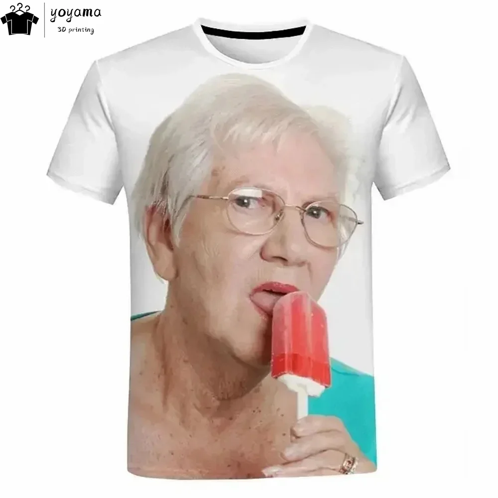 Fashion Senior Women Licking Red Popsicle 3D Printed Graphic T shirts Mens Clothing T-shirts for Men Summer Short Sleeve Tee Top
Fashion Senior Women Licking Red Popsicle 3D Printed Graphic T shirts Mens Clothing T-shirts for Men Summer Short Sleeve Tee Top